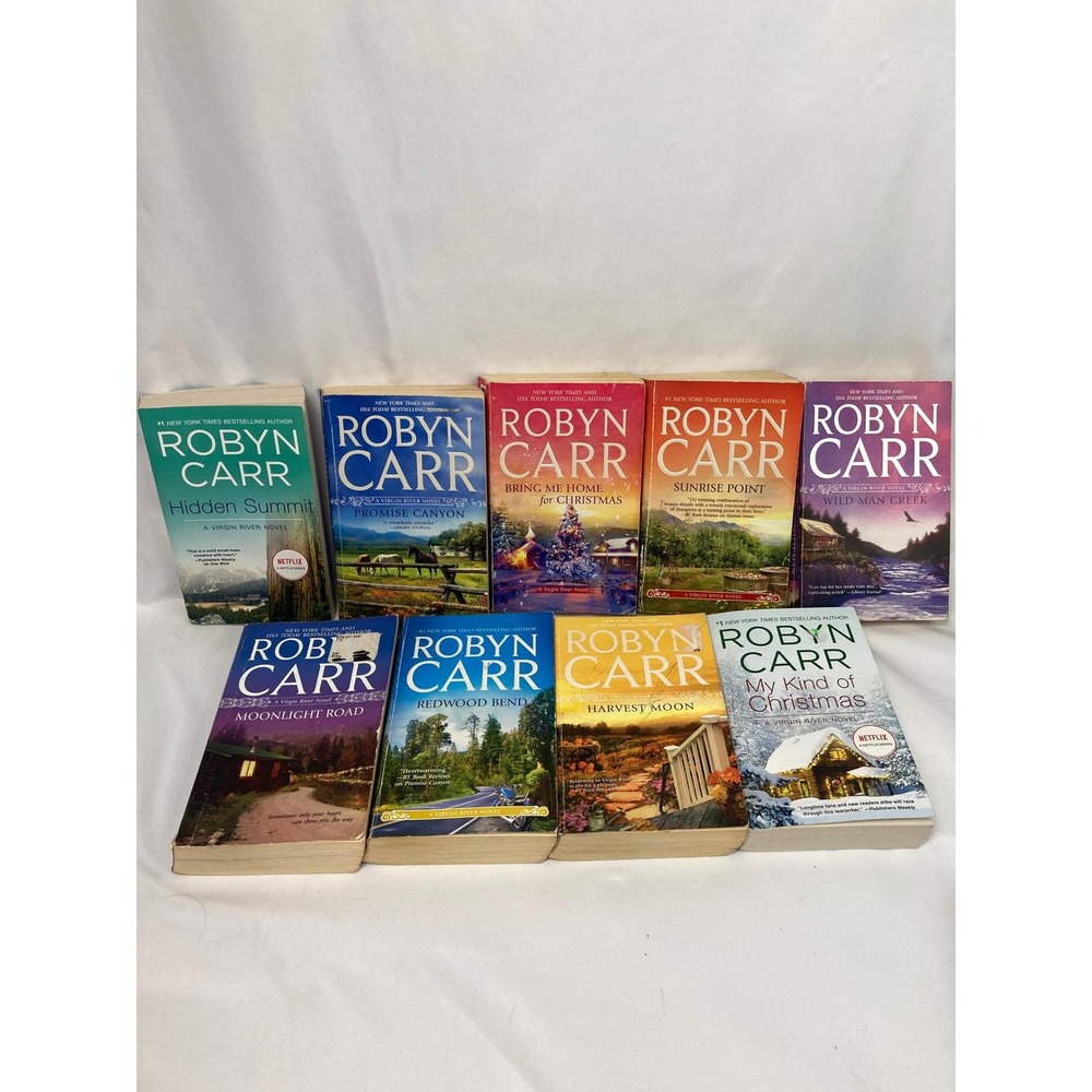 Robyn Carr Thunder Point Books 1-5 Paperback Lot Wanderer Newcomer Hero Chance
